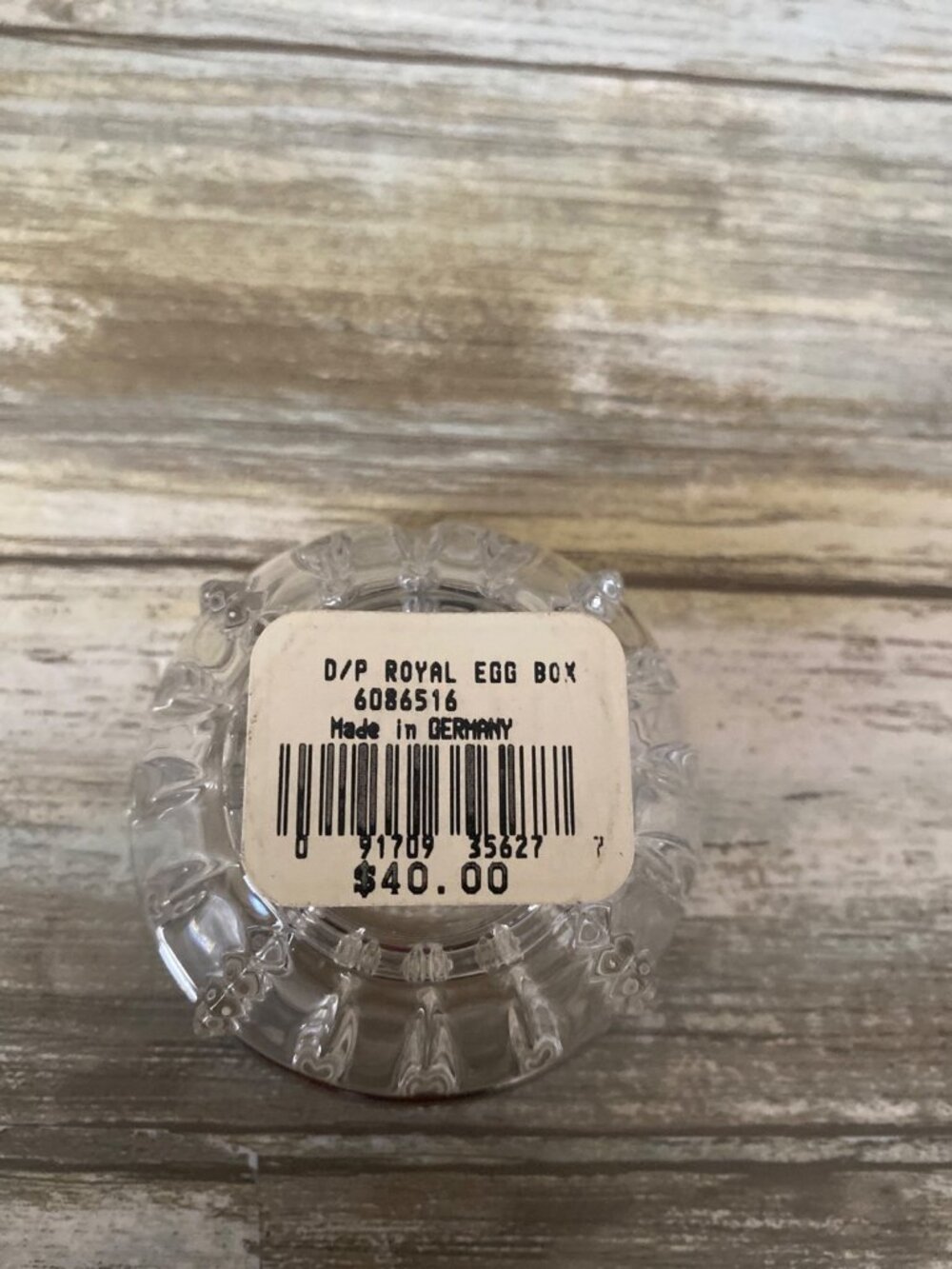 Lenox Crystal Egg Trinket Boxes Diamonds & Pearls Made in Germany Set of 2 - Picture 13 of 16